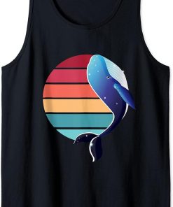 Orca Family Vintage Retro Art, Killer Whale Family T-Shirt Tank Top