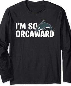 Funny Orca Lover Graphic for Women Men Kids Orca Lover Long Sleeve T-Shirt