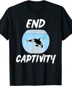 End Captivity Shirt Free the Orca Whales T-Shirt