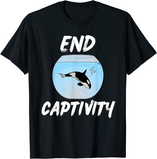 End Captivity Shirt Free the Orca Whales T-Shirt